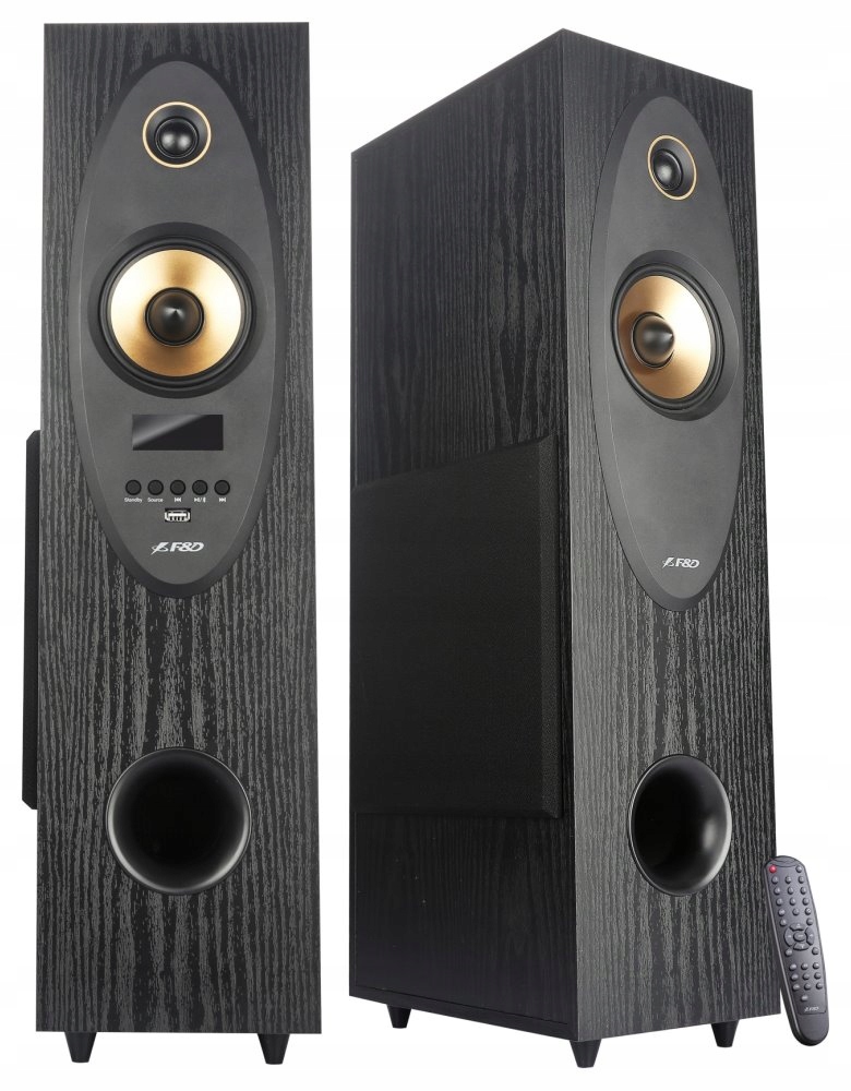 Fenda F&d repro T-35X/ 2.0/ 80W/ čierné/ drevené/ BT5.0/ Optický vstup/ Fm