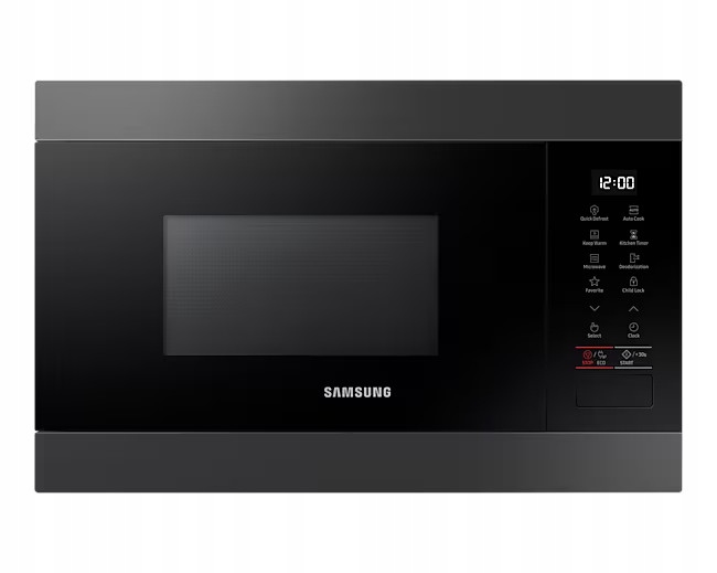 Kuchenka mikrofalowa do zabudowy Samsung MS22M8254AM Grafitowa Stal