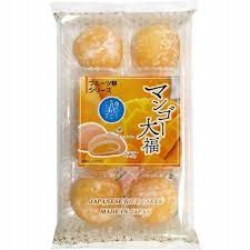 

Japońskie ciasteczka ryżowe Mochi mango, 200g