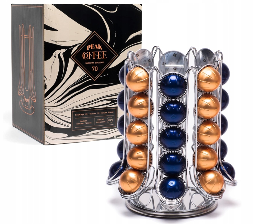 Levně Otočný stojan na kapsle