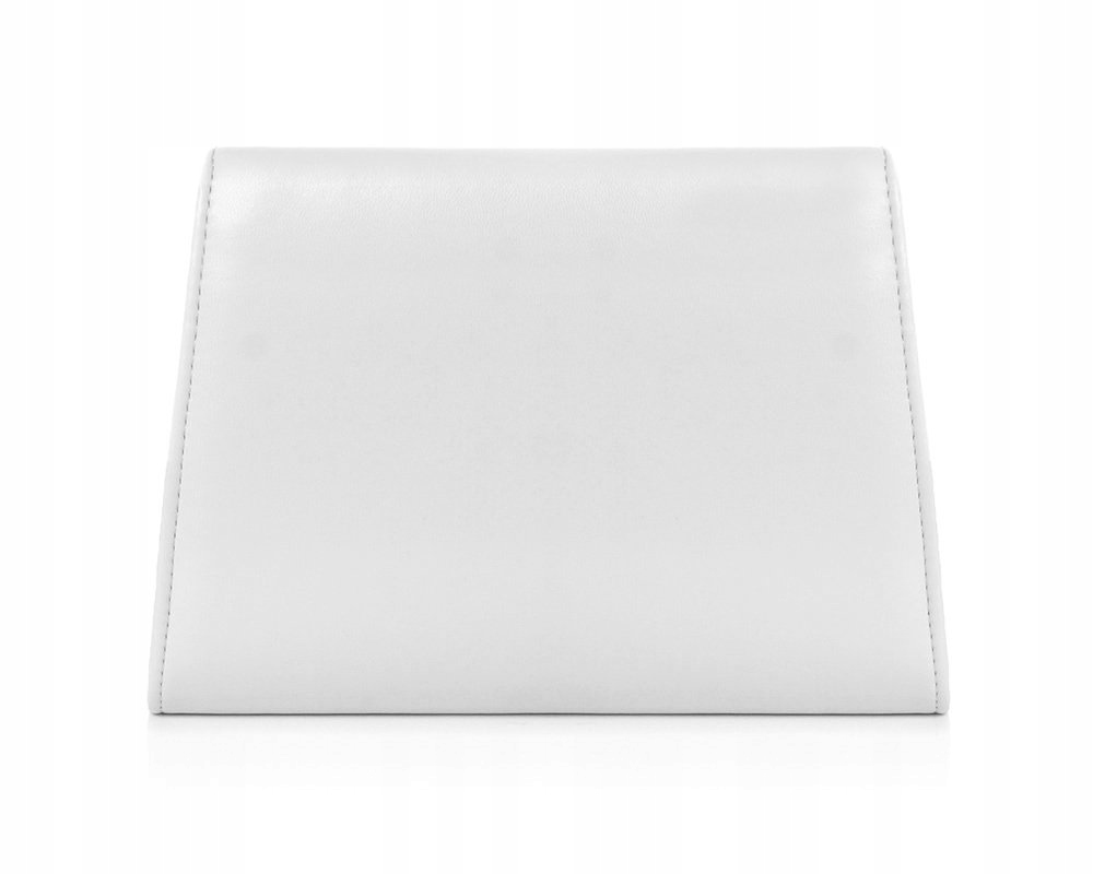 BIAŁA KOPERTÓWKA TOREBKA DAMSKA SOLOME D5 MAT Kolor biały