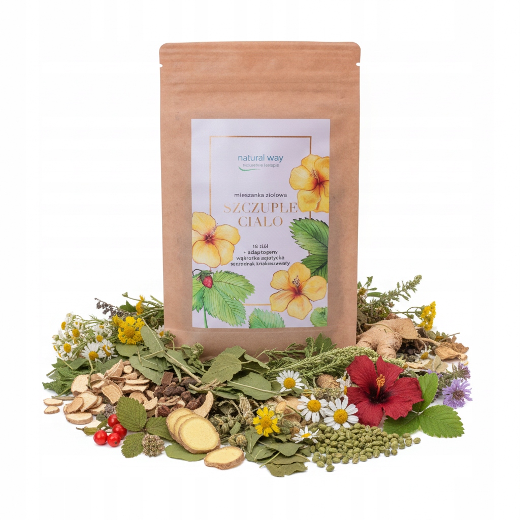 Čaj pro štíhlé tělo Natural Way 90 g 18 bylin adaptogeny