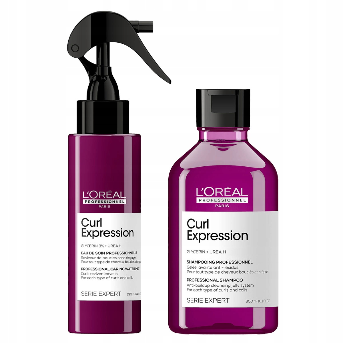 Loreal Curl Expression zestaw do kręconych włosów szampon mgiełka