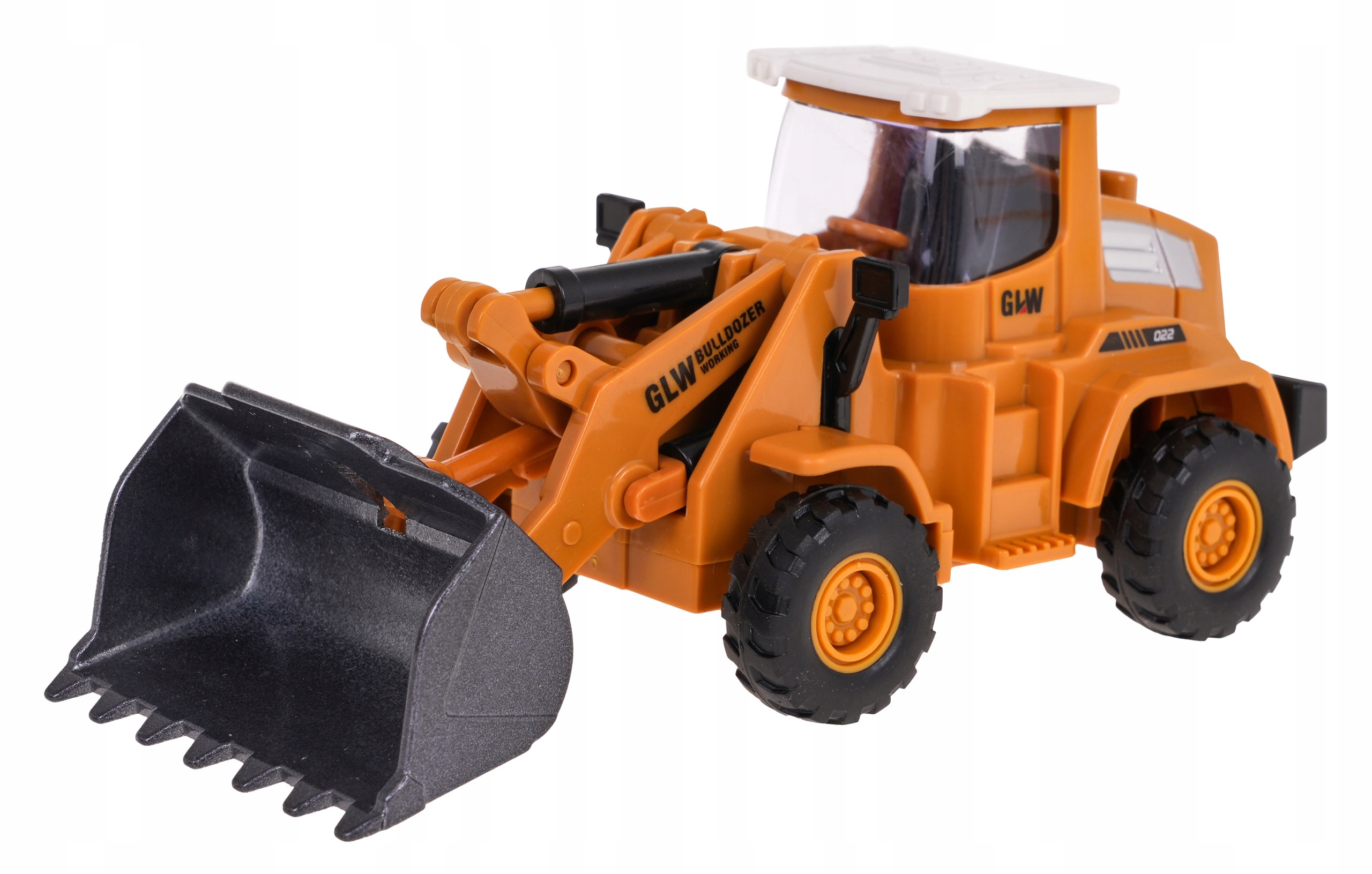 autko budowlane dla dziecka SPYCHACZ z ruchomą łyżką + napęd Marka inna