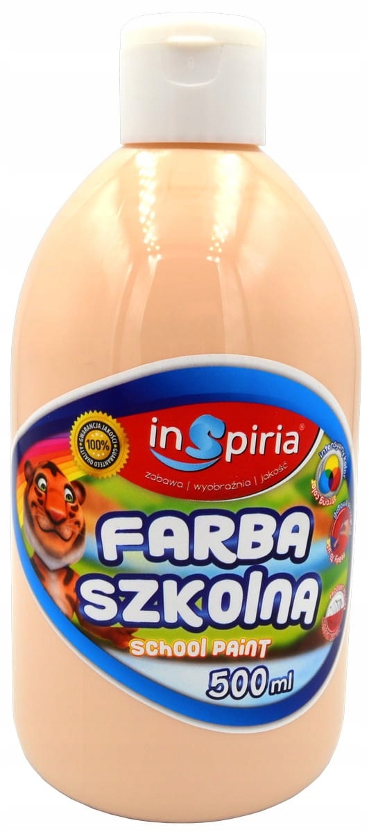 FARBA PLAKATOWA SZKOLNA 500ML CIELISTA