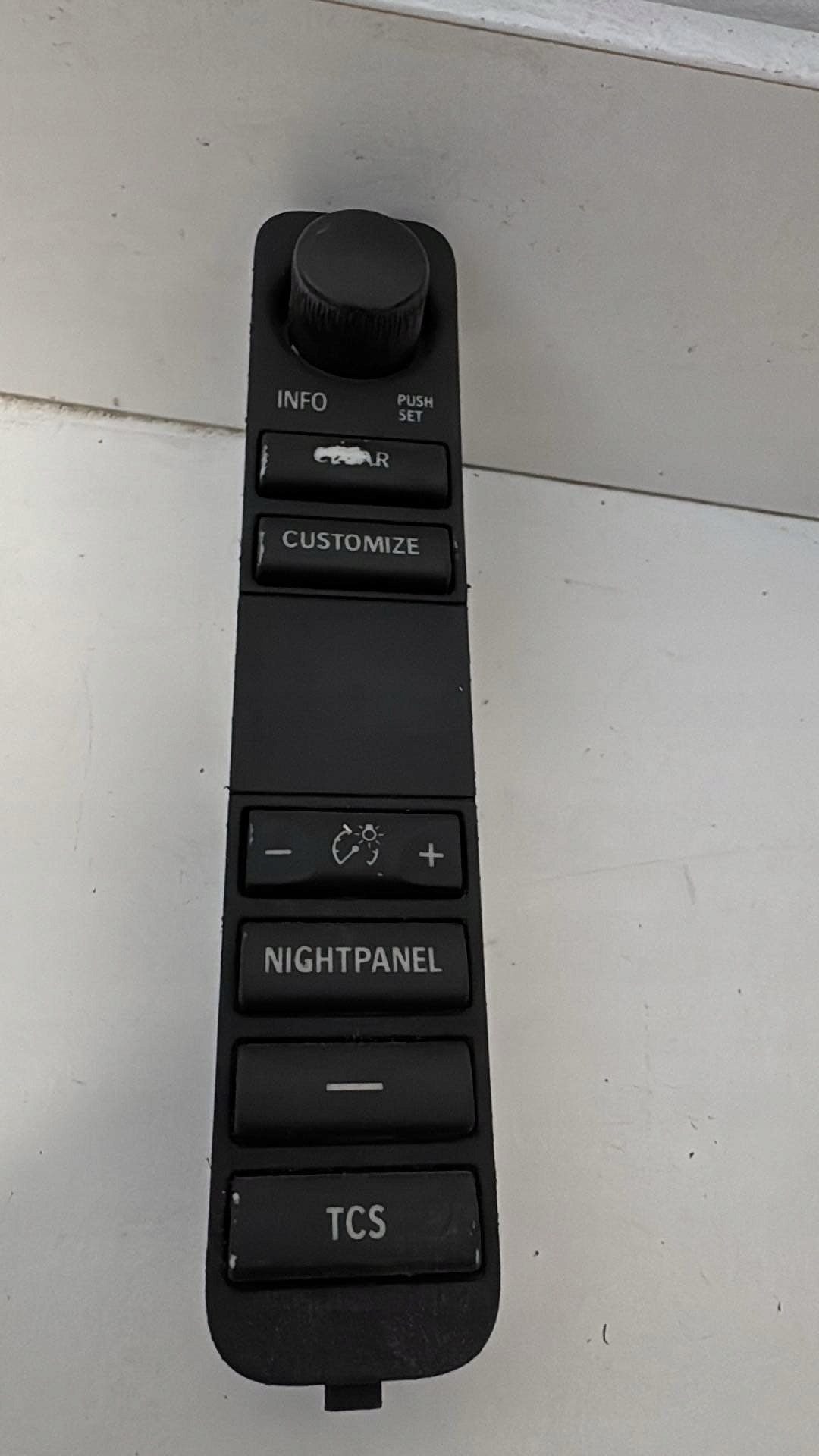 button NIGHT Panel TCS SAAB 93 9-3 02-07 switch TEMPOMATU NIGHTPANEL