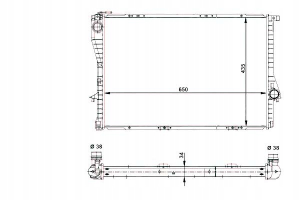 Nrf Chladič Bmw E38/39 Asistent řidiče #28