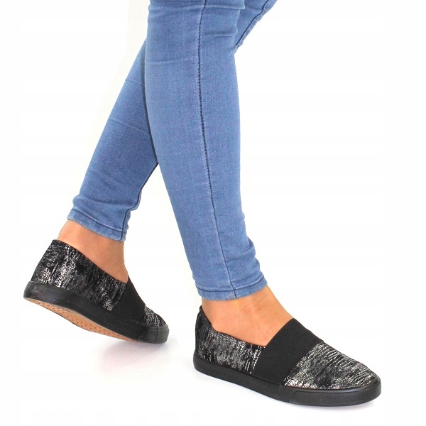 

Tenisówki Wygodne Wsuwane Buty Damskie Slip On 38