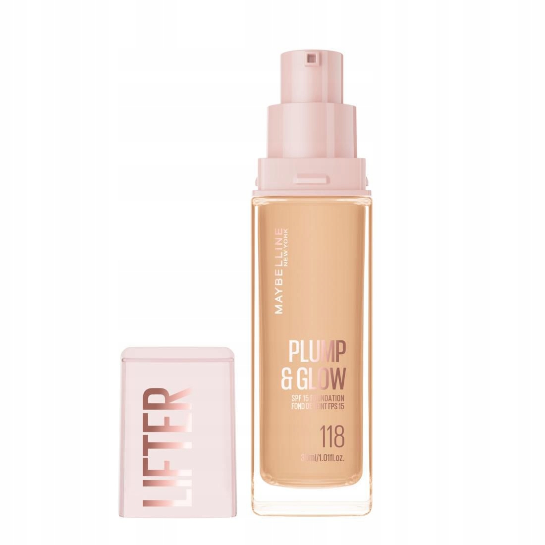 Maybelline Lifter Plump+glow Foundation 118