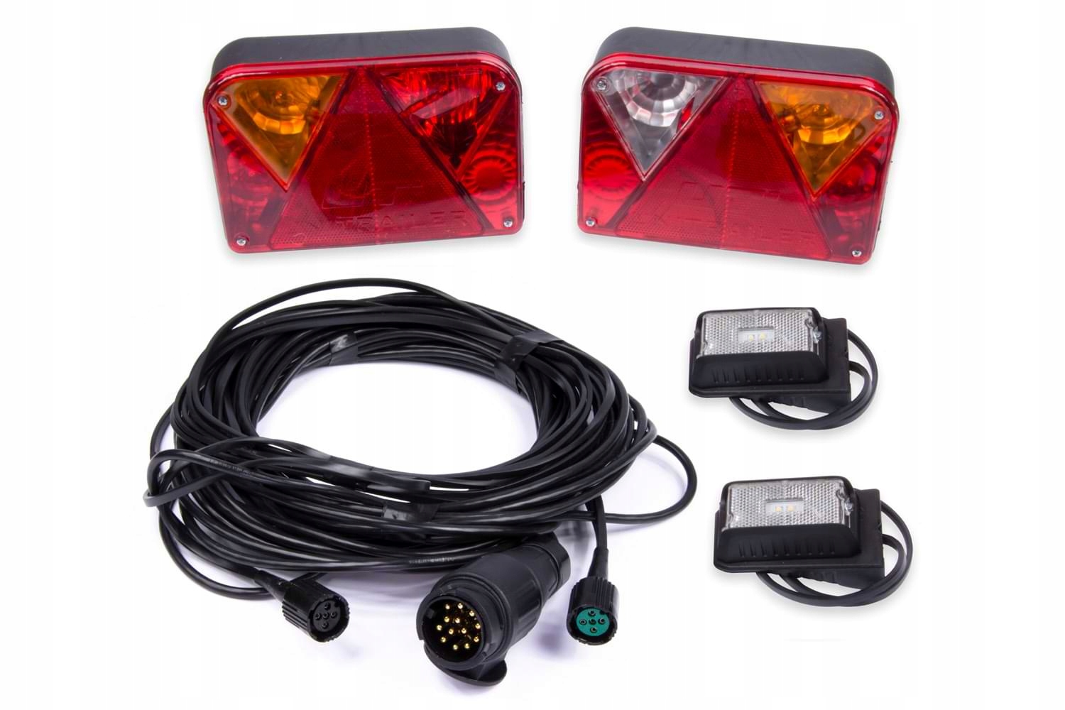 Sada světel pro přívěs: Zadní světla obrysová Led světla kabelový svazek 7m 13pin