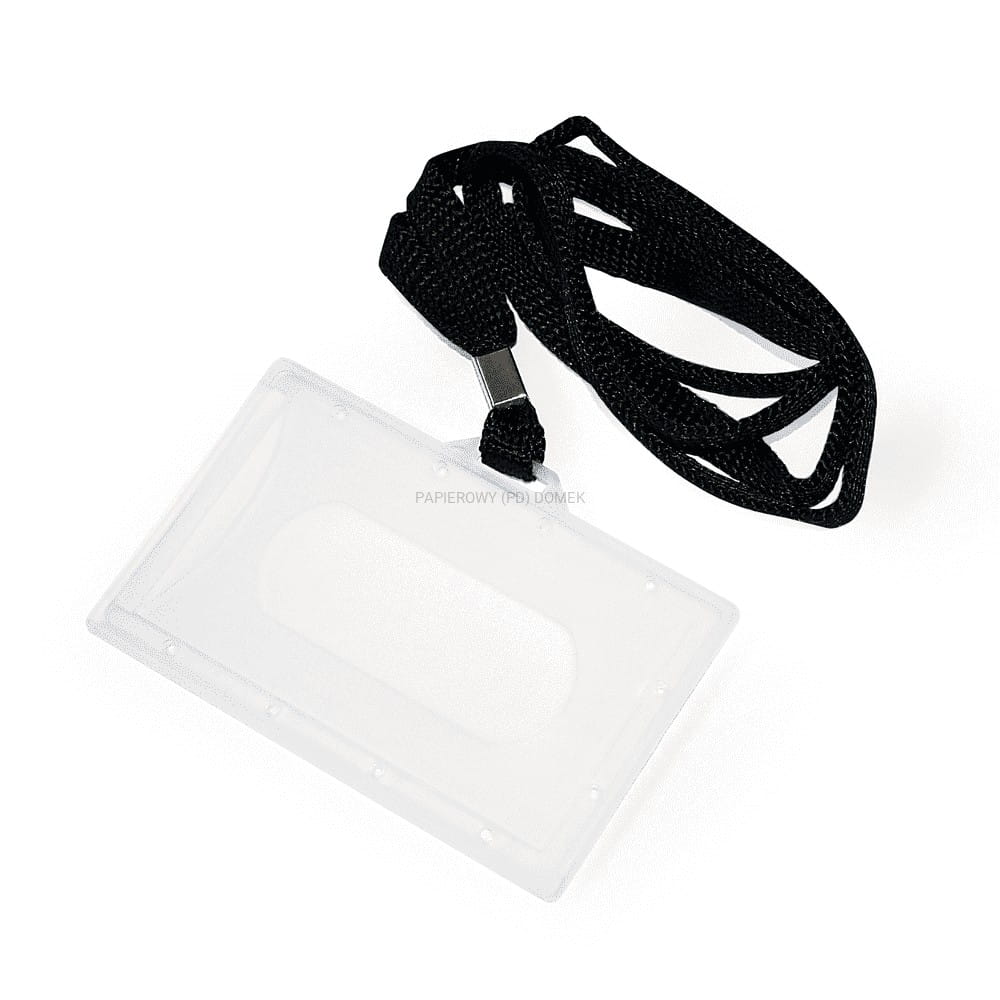 Identyfikator oprawka (Holder) z taśmą czarną, Argo