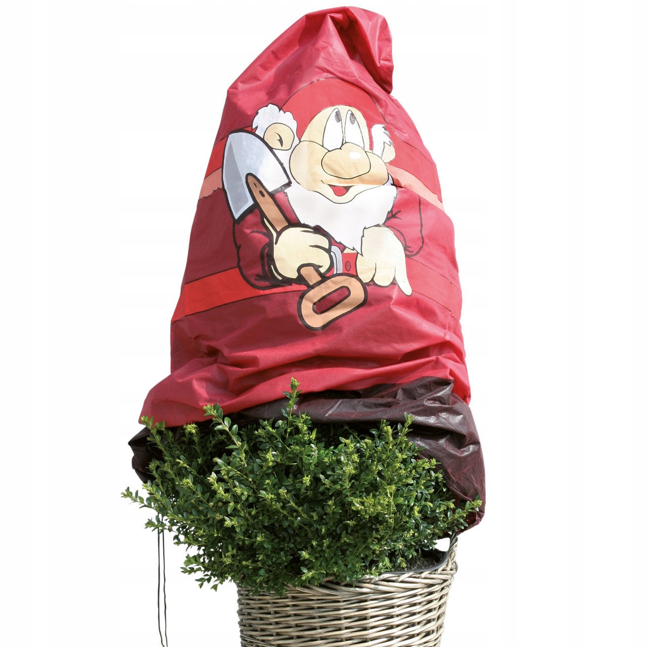Ochranná kapuce Trpaslík Pepe 145 x 125 na stromek ⌀75 cm Červená. Outlet
