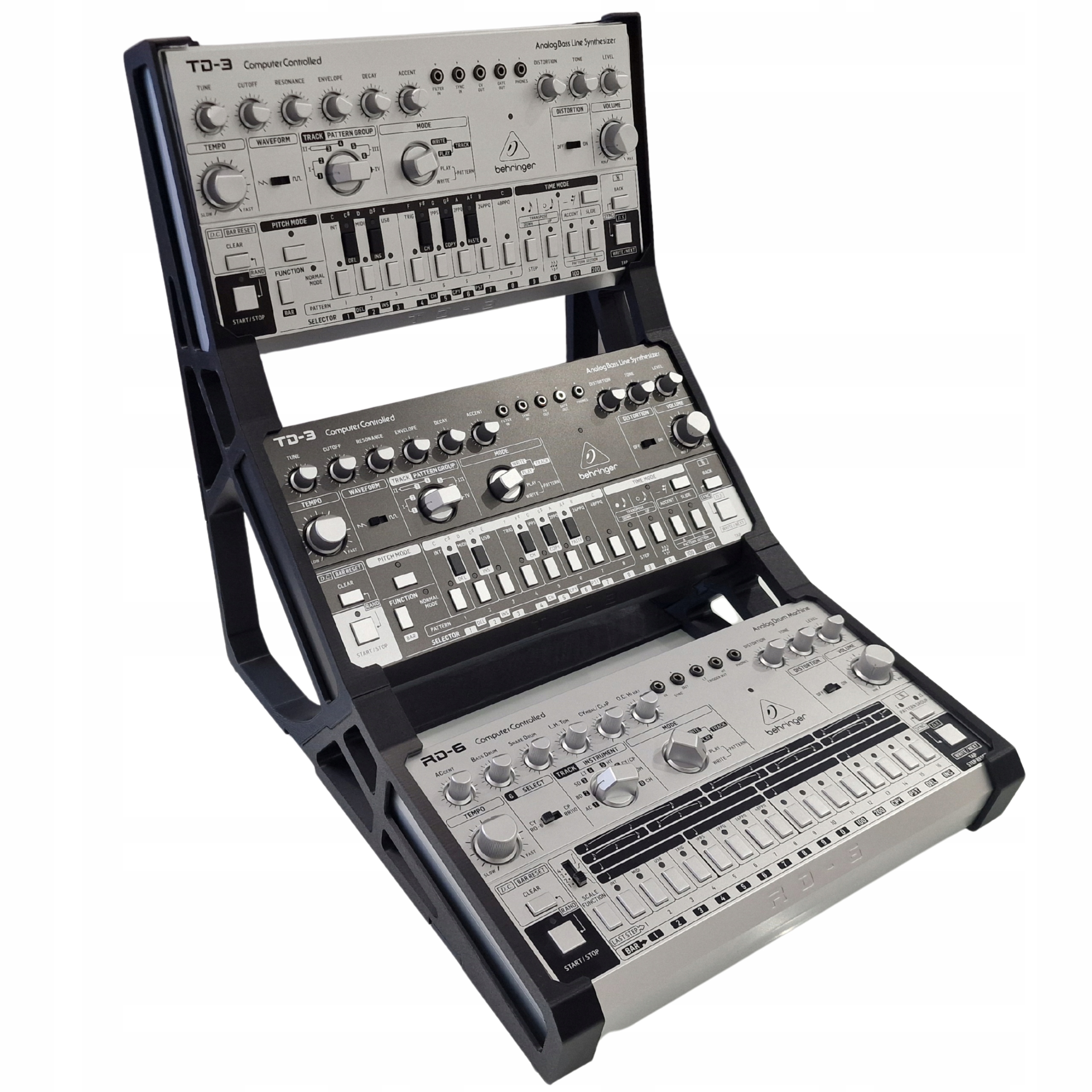 Trzypoziomowy Stojak do Behringer TD-3 RD-6 Podstawka Statyw Platforma
