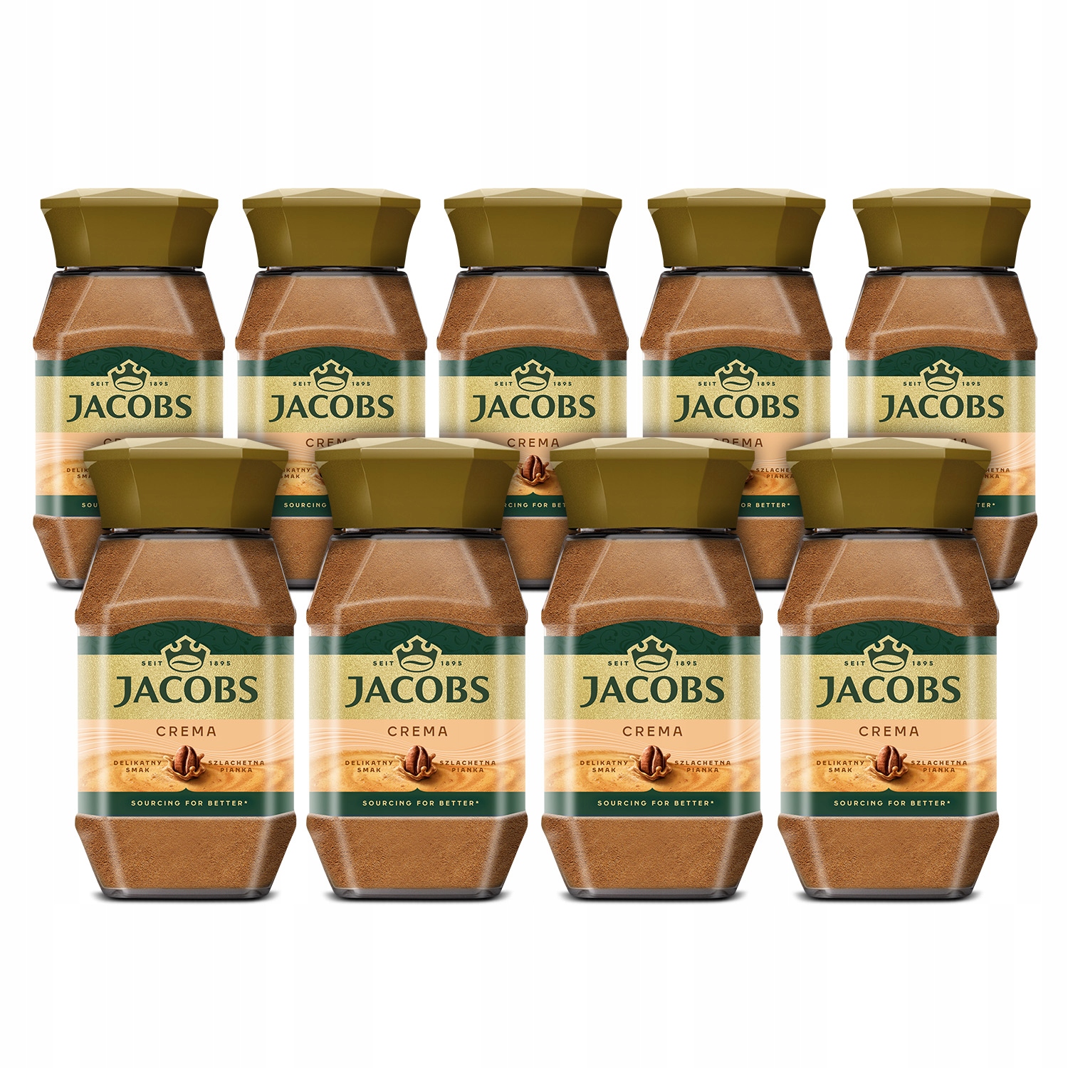 Kawa rozpuszczalna Jacobs Crema 9x 200g