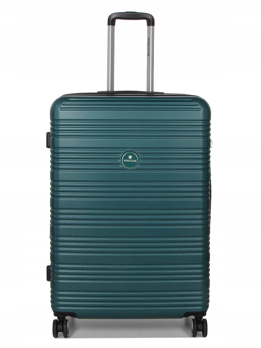 Duża walizka podróżna na 4 kółkach poszerzana twarda Abs 100l