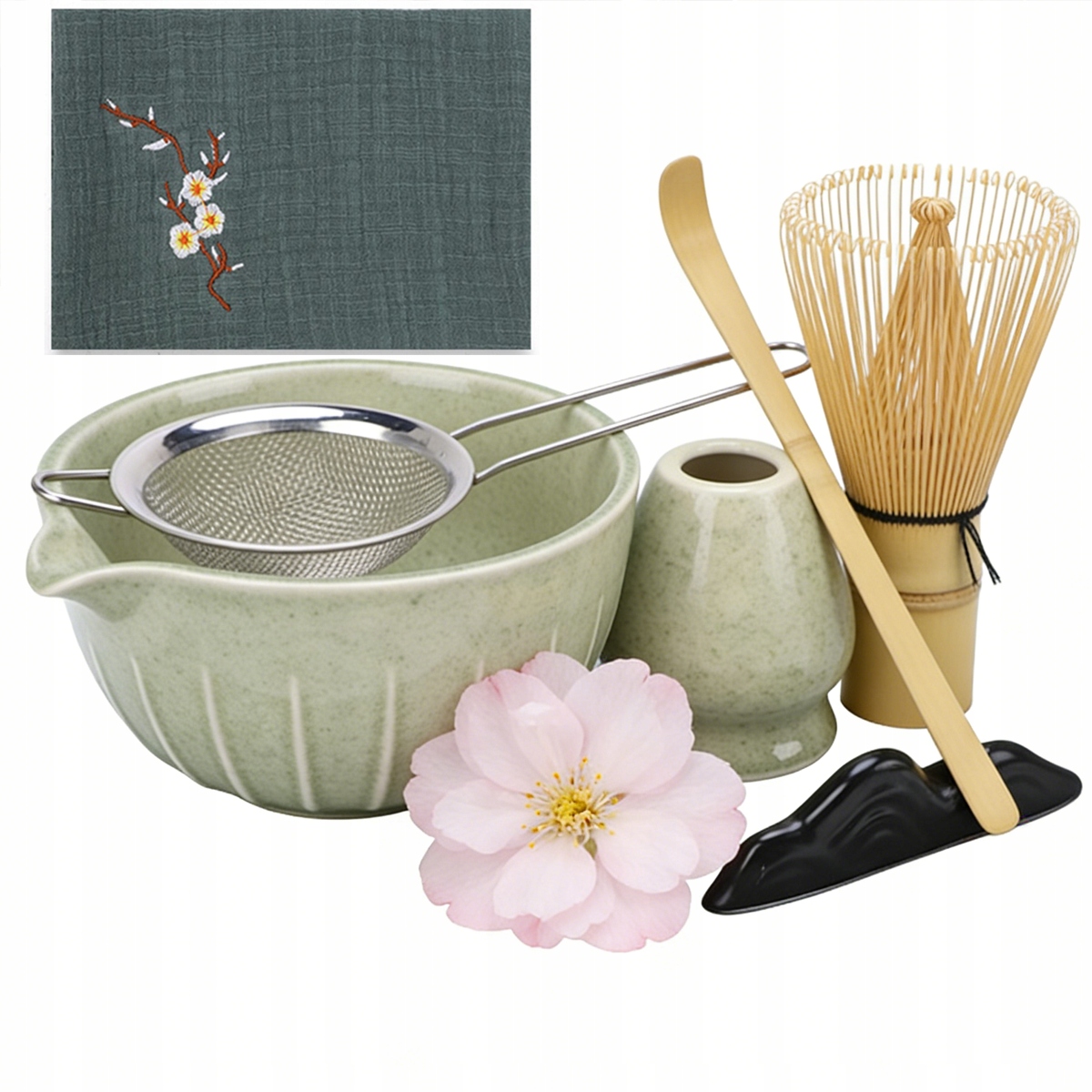 Dárková Sada Na Čaj Matcha Sada Na Přípravu Čaje Matcha Startovací 7KS