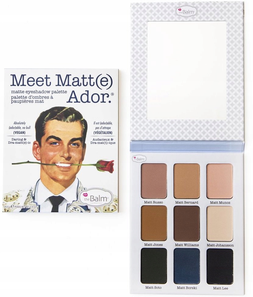 The Balm Meet Matt(e) Ador Paleta Očních Stínů