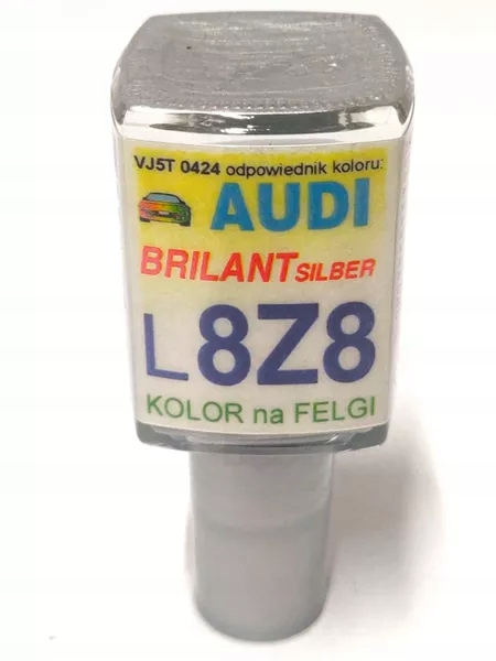 Zaprawka do rys 10ml Audi Vw Seat L8Z8 8Z8 Felgi Aluminiowe Brillantsilber