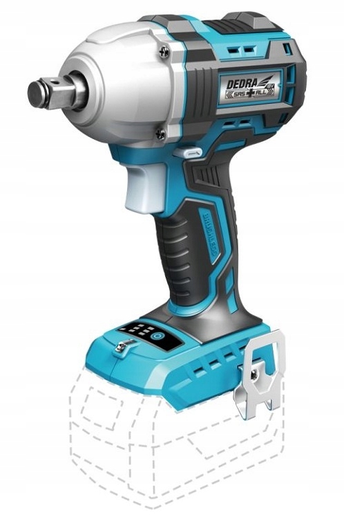 Rázový Uťahovák Akumulátorový 1/2'' 18V 450NM 0*AH Sas