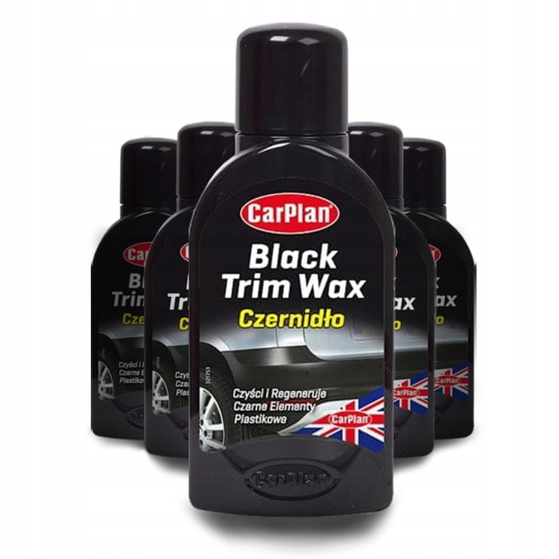 

6x CarPlan Trim Wax czernidło do plastików 375ml