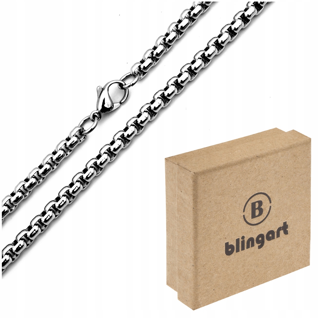 

Łańcuszek damski ze stali splot Ankier oczkowy