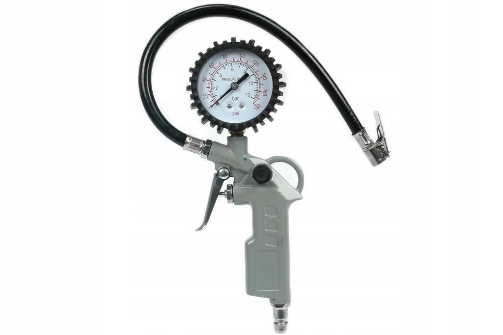 PISTOLET DO POMPOWANIA Z DUŻYM MANOMETREM GEKO Kod producenta G01101