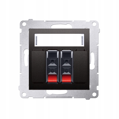  /><h2>☀️Simon 54 Gniazdo Głośnikowe Podwójne Czarny Mat to elegancka i funkcjonalna jednostka elektryczna zaprojektowana z myślą o nowoczesnych wnętrzach. Gniazdo głośnikowe pozwala na łatwe i bezpieczne podłączenie urządzeń audio, takich jak głośniki, do systemów nagłośnieniowych w domach, biurach, czy innych przestrzeniach. Dzięki podwójnej konstrukcji, gniazdo umożliwia podłączenie dwóch głośników, co czyni je idealnym rozwiązaniem w systemach audio stereo lub w instalacjach z wieloma źródłami dźwięku.</h2><img src=