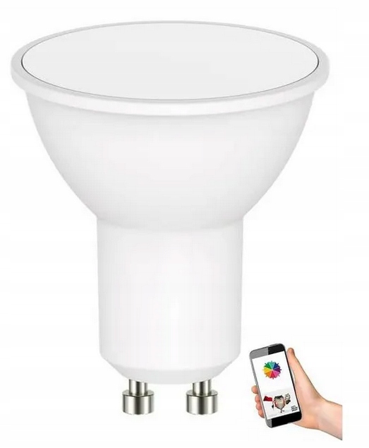 Żarówka LED SMART GU10 6W RGB CCT Wifi tuya