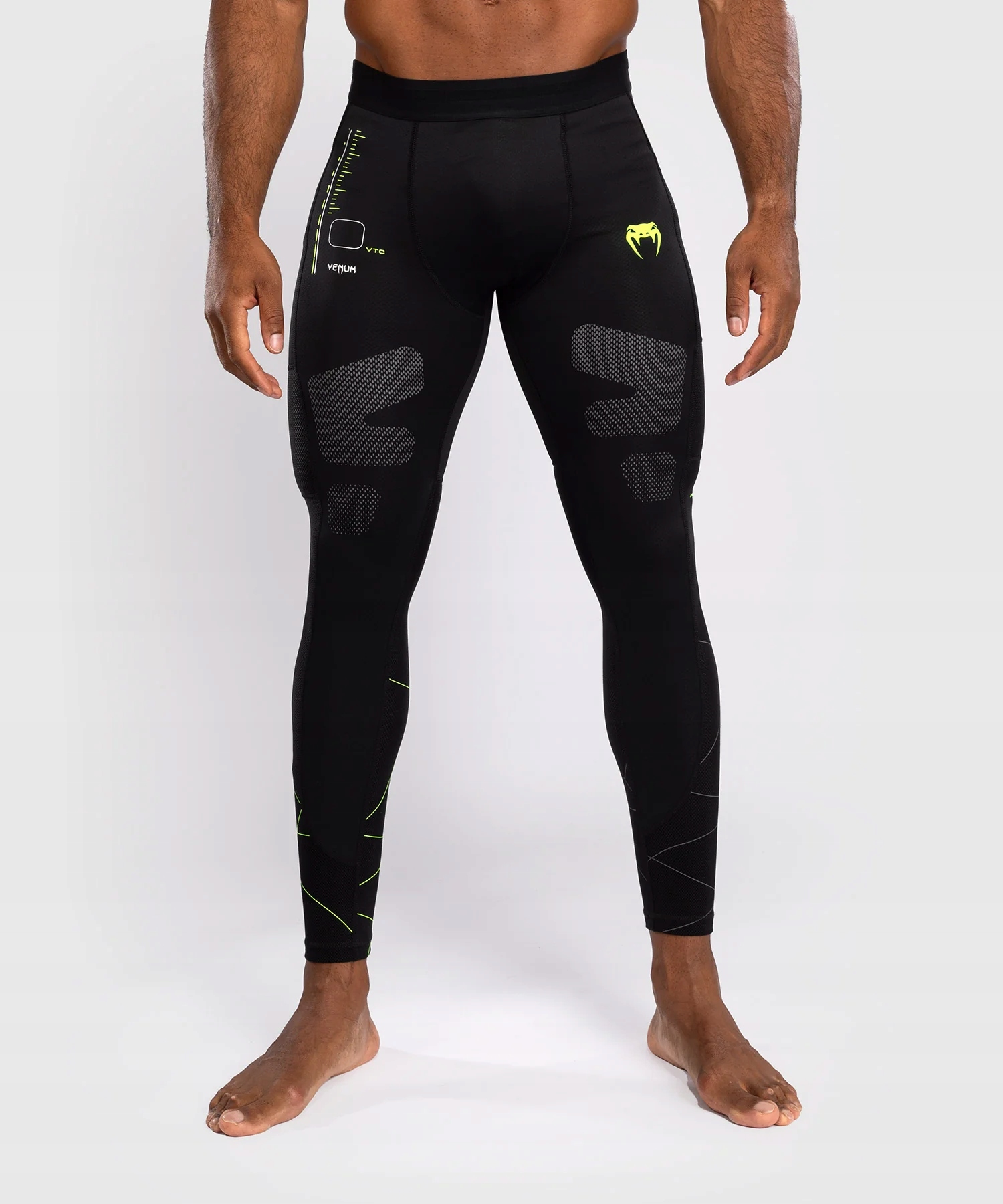 Venum Leginsy Męskie Training Camp 4.0 Black/Neon Green L