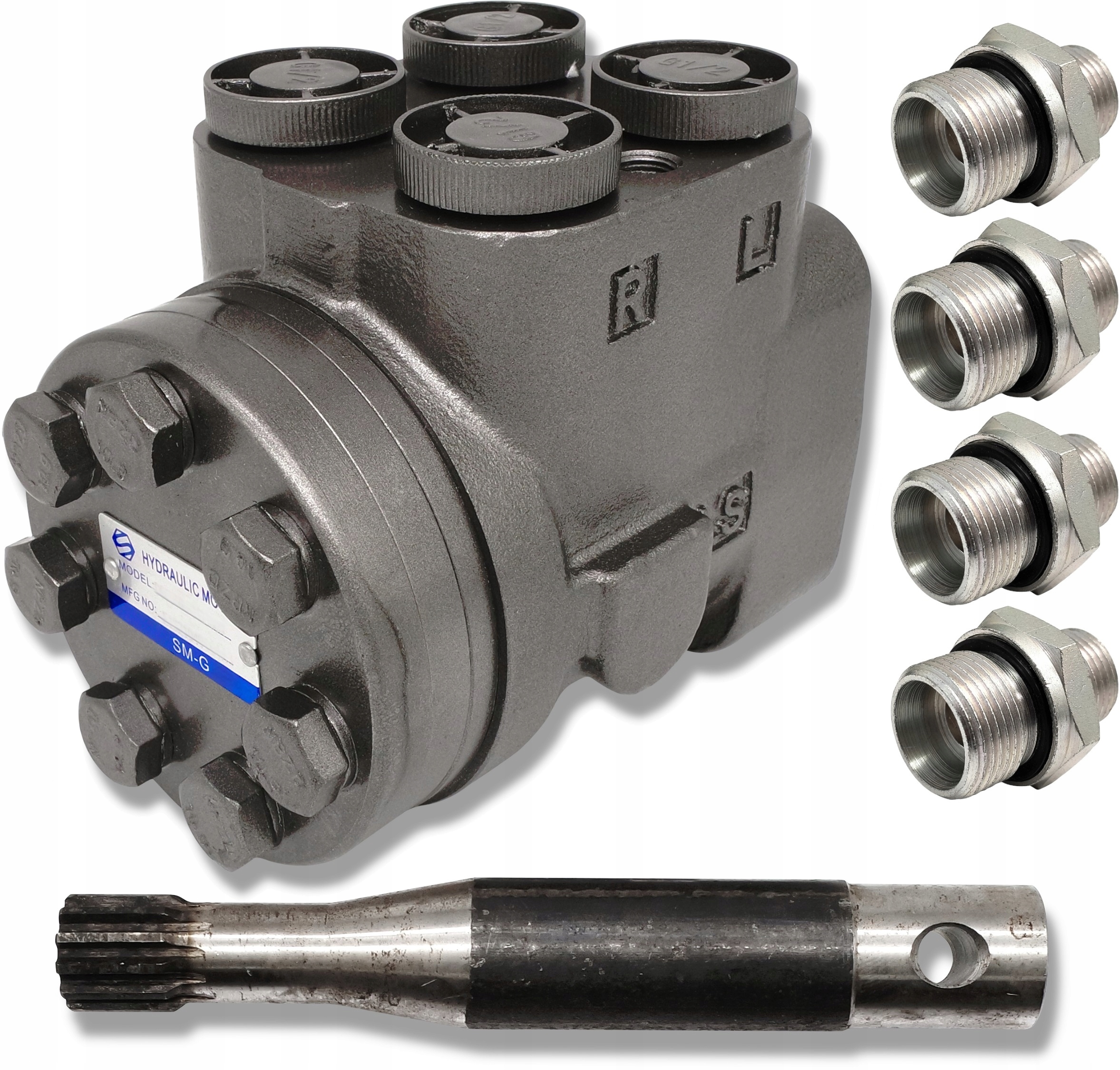 Orbitrol OSPC 50 ON Wałek 165 4x Nypel BIZON URSUS