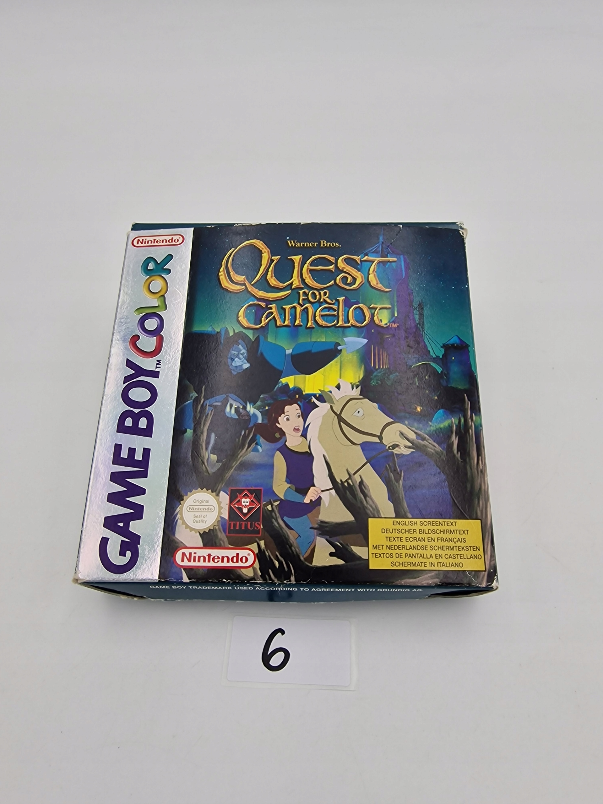 GAME BOY COLOR QUEST FOR CAMELOT ORYGINAŁ Tematyka gry akcji