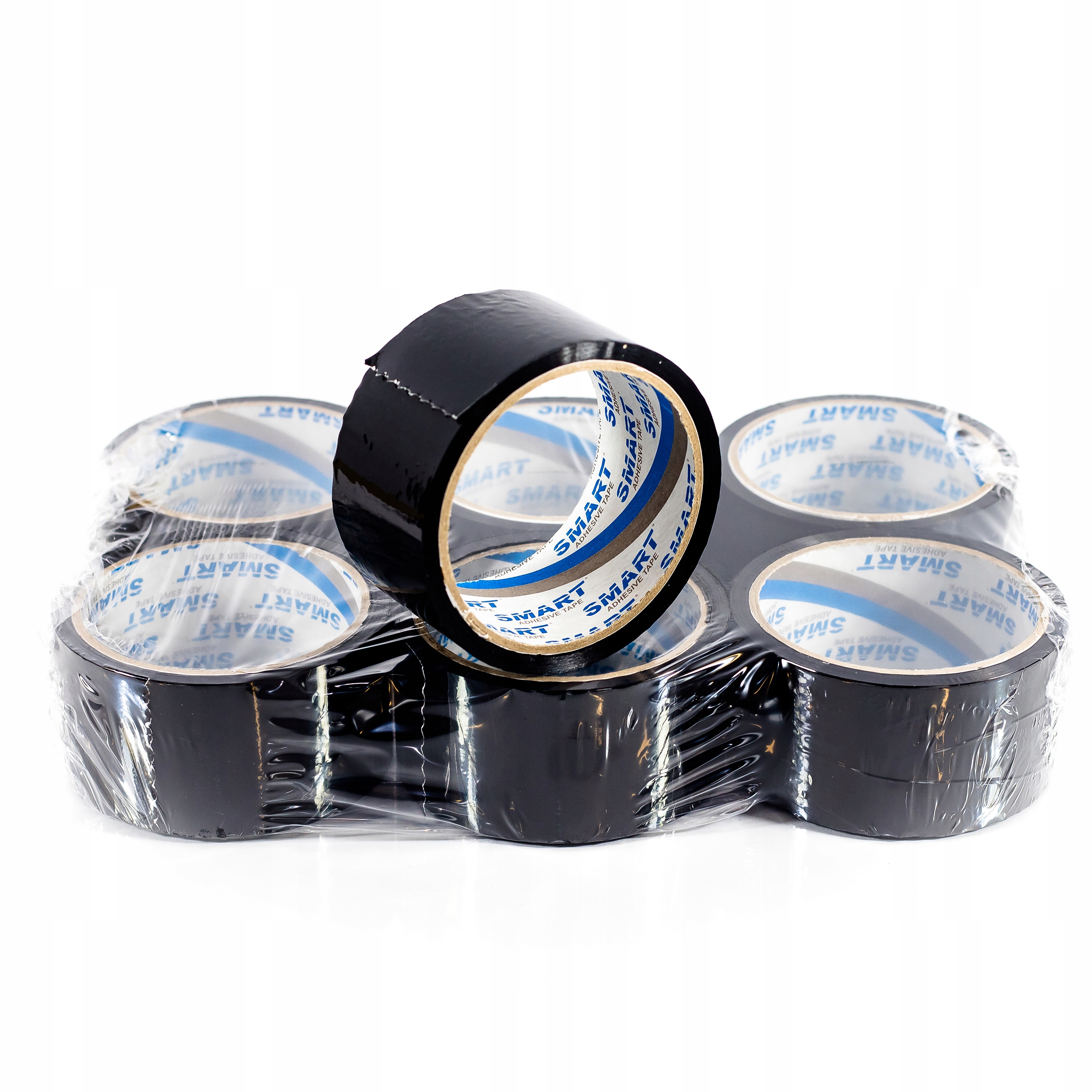 TAŚMA PAKOWA 48/50 KLEJĄCA CZARNA MOCNA SMARTce Szerokość 48 mm