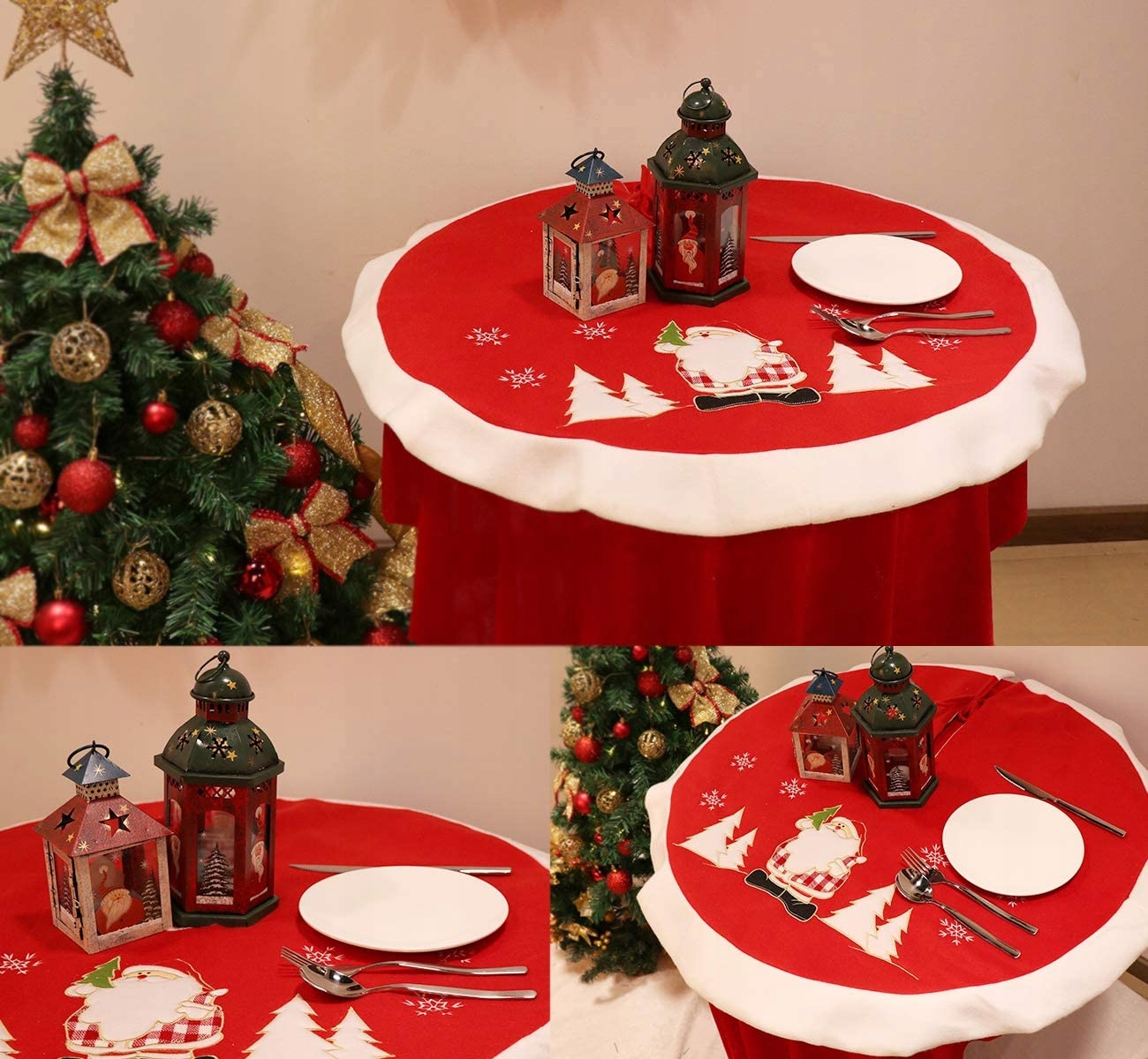 Spódnica choinkowa Ozdoby świąteczne oryginalność Marka inna