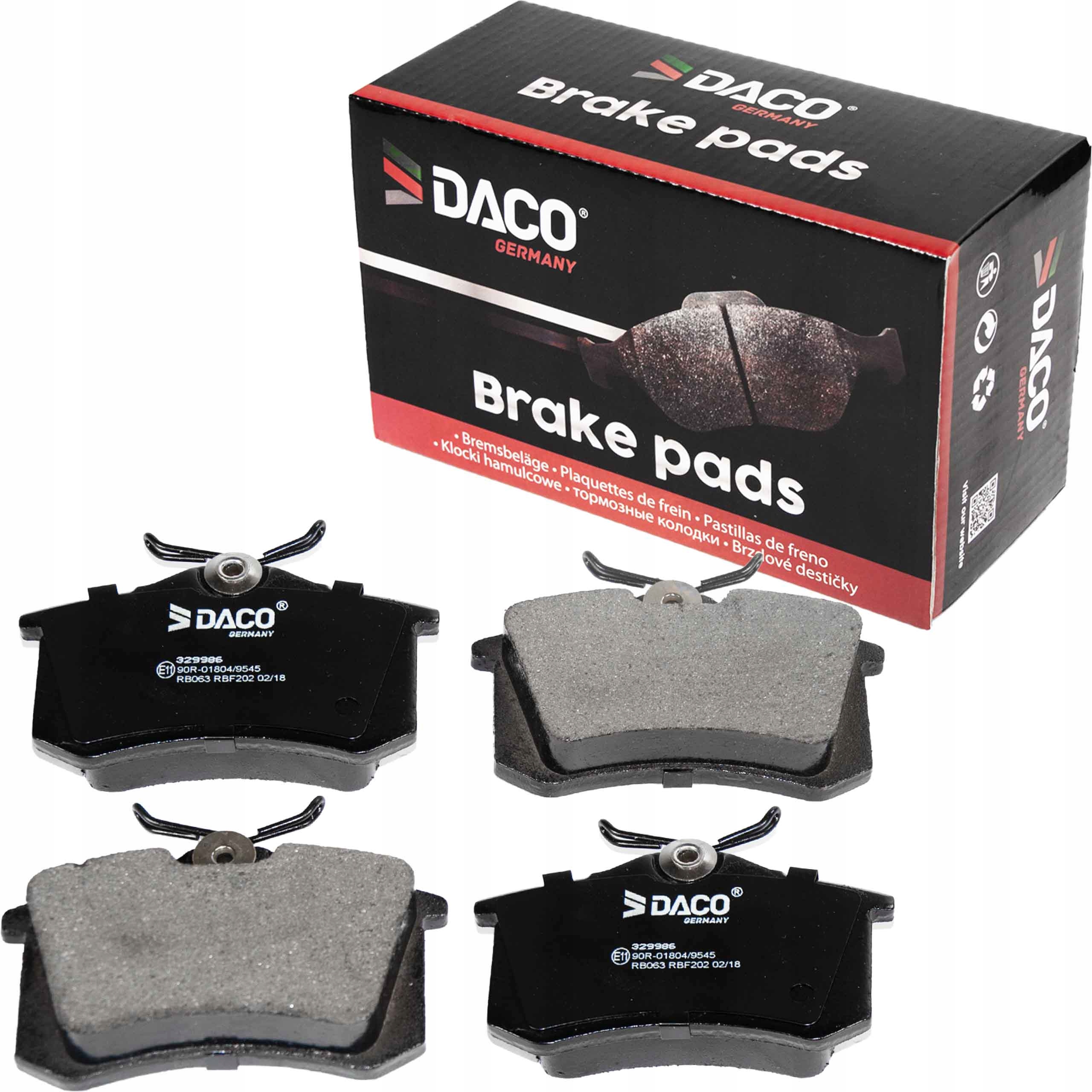 Tarcze klocki DACO TYŁ VW Passat B5 AUDI A6 C5 Liczba tarcz w ofercie 1