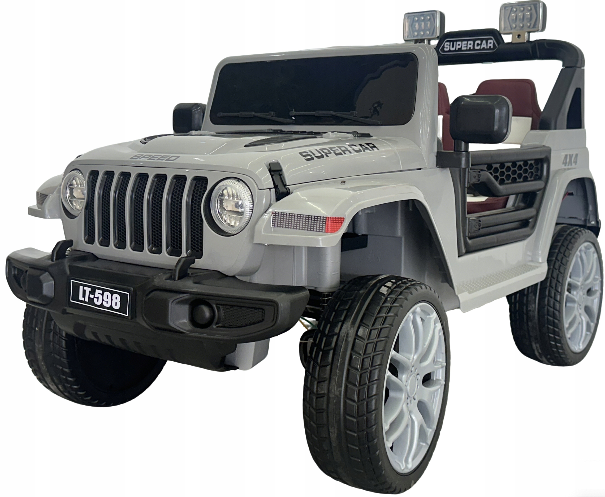 Jeep Off Road 4x4 na Akumulator Skóra Pilot Auto Miękkie Piankowe Koła Eva