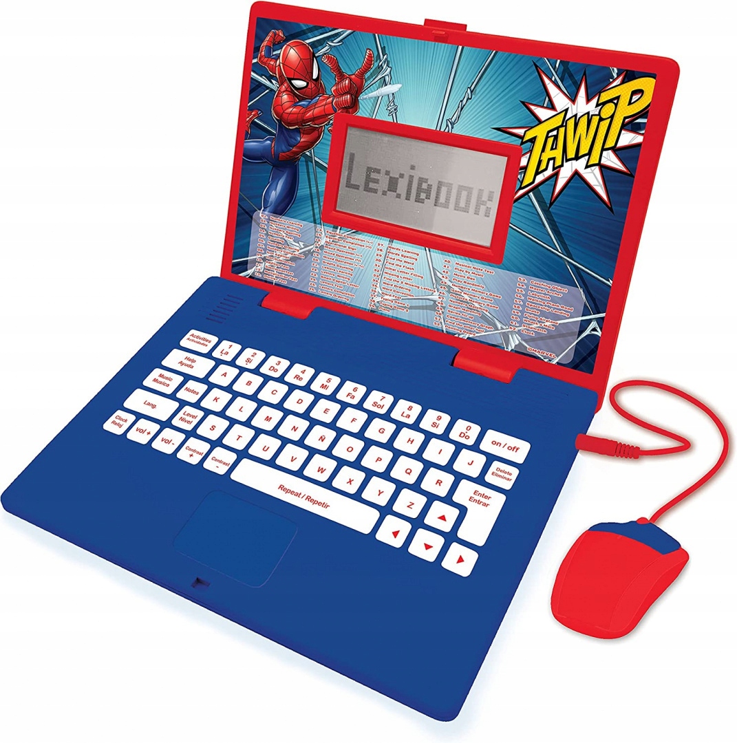 

Spider-Man Edukacyjny Laptop Komputer Dwujęzyczny
