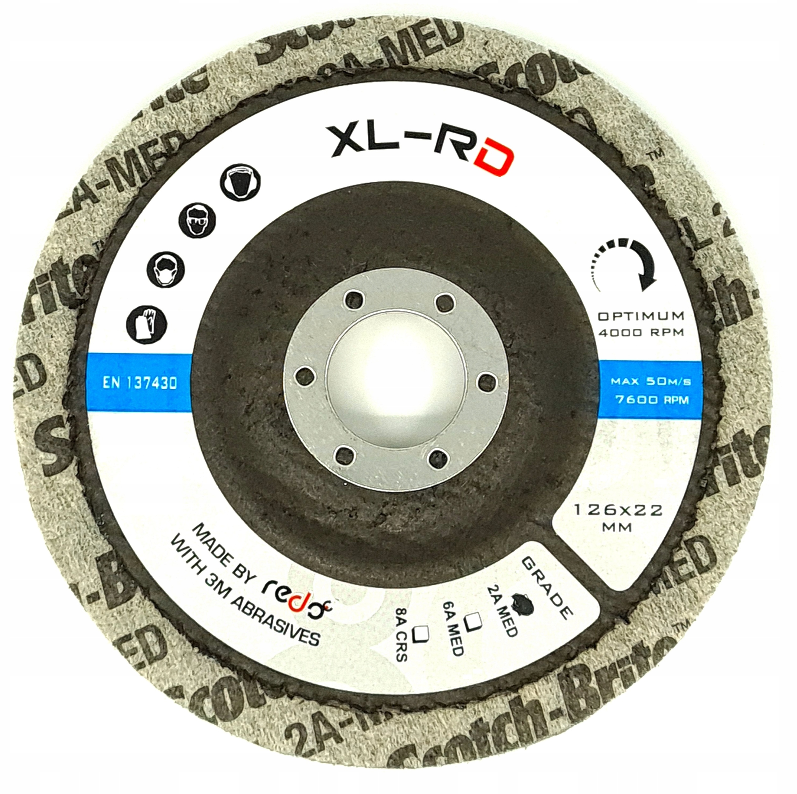 

Dysk Xl-rd 126X22 2A Med Włóknina Sprasowana 3M