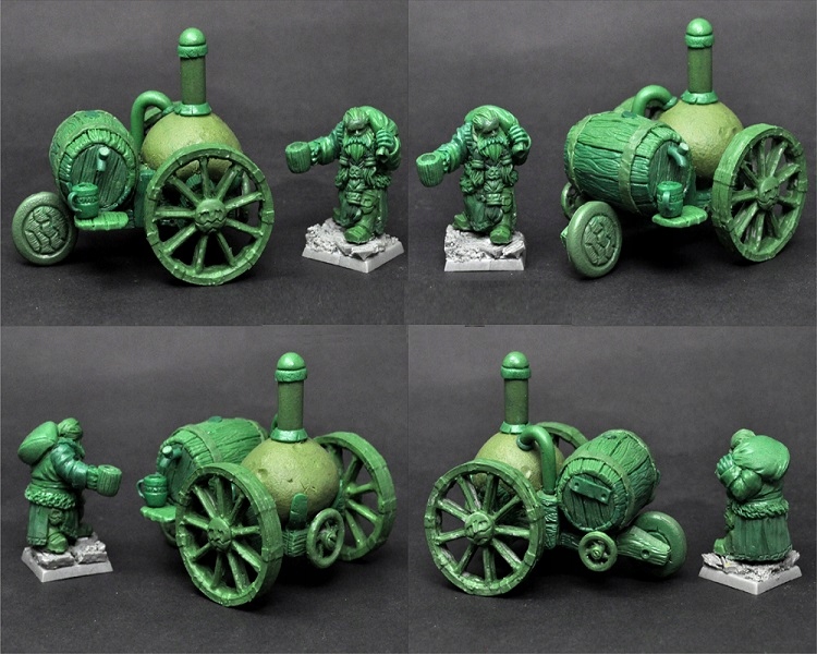 Figurka RPG Dwarf Brewer + Podstawka 28mm Scibor 28FM0483 [Resin]