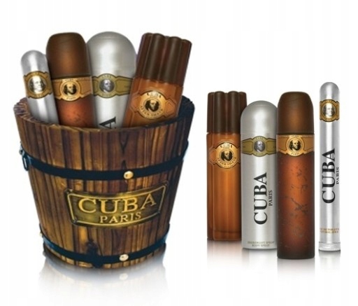 Cuba Gold Edt 100 ml Voda po holení 100 ml Deo 200 ml Edt 35 ml