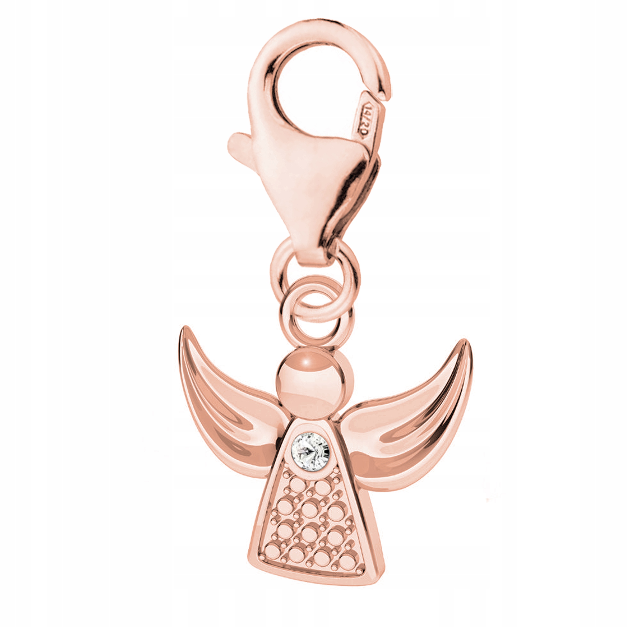 Pozlacený přívěsek Anděl strážný Anděl s andělem strážným Nebe Stříbro 925