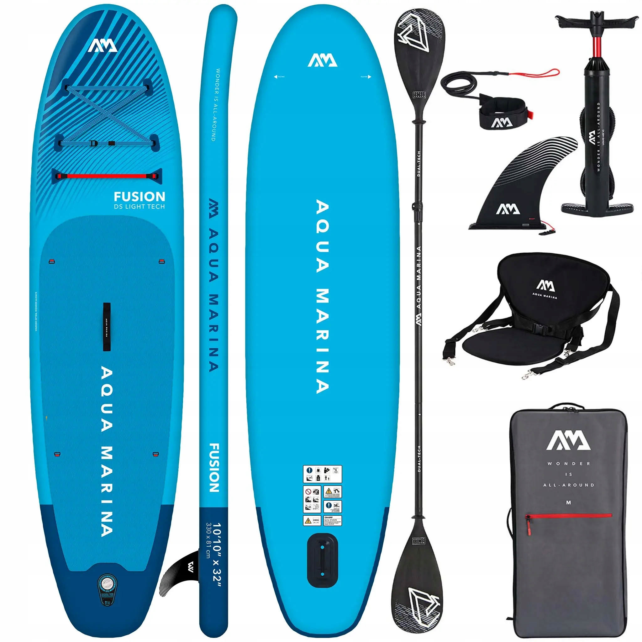 Deska Sup Aqua Marina Monster 12'0" Niebieski Combo