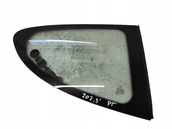 PEUGEOT 207 06- 3D SZYBA PRAWA TYŁ UCHYLNA
