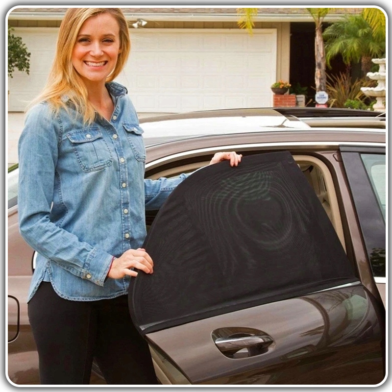 MOSKITIERA OSŁONA SAMOCHODOWA NA SZYBY DO SAMOCHODU ZASŁONKI AUTA 2 SZT Producent bez marki