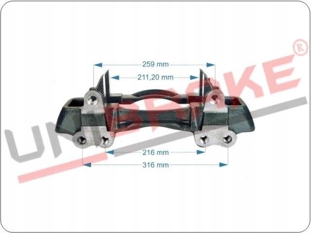 WSPORNIK ZACISKU HAM.HALDEX MODUL T UNIBRAKE UNB8701 Producent części Inny