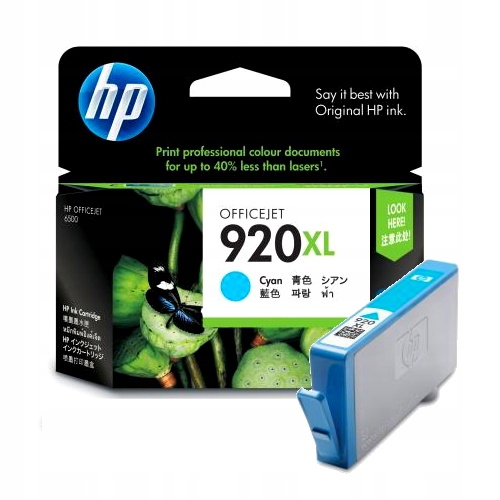 Tusz Niebieski Hp 920 XL Officejet 6000 6500 6500A