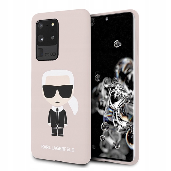 Karl Lagerfeld KLHCS69SLFKPI S20 UltraG988 hardcase světle růžový/pink Silico