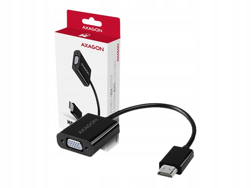 Axagon Rvh-vgn, Hdmi Vga Reduction Adapter 0.15 m