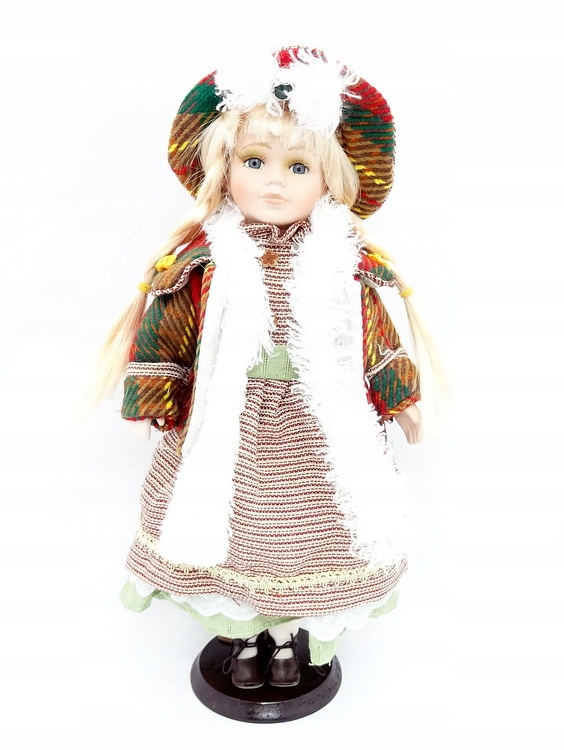 Porcelánová Panenka V Elegantním Oblečku, Nová, 40CM