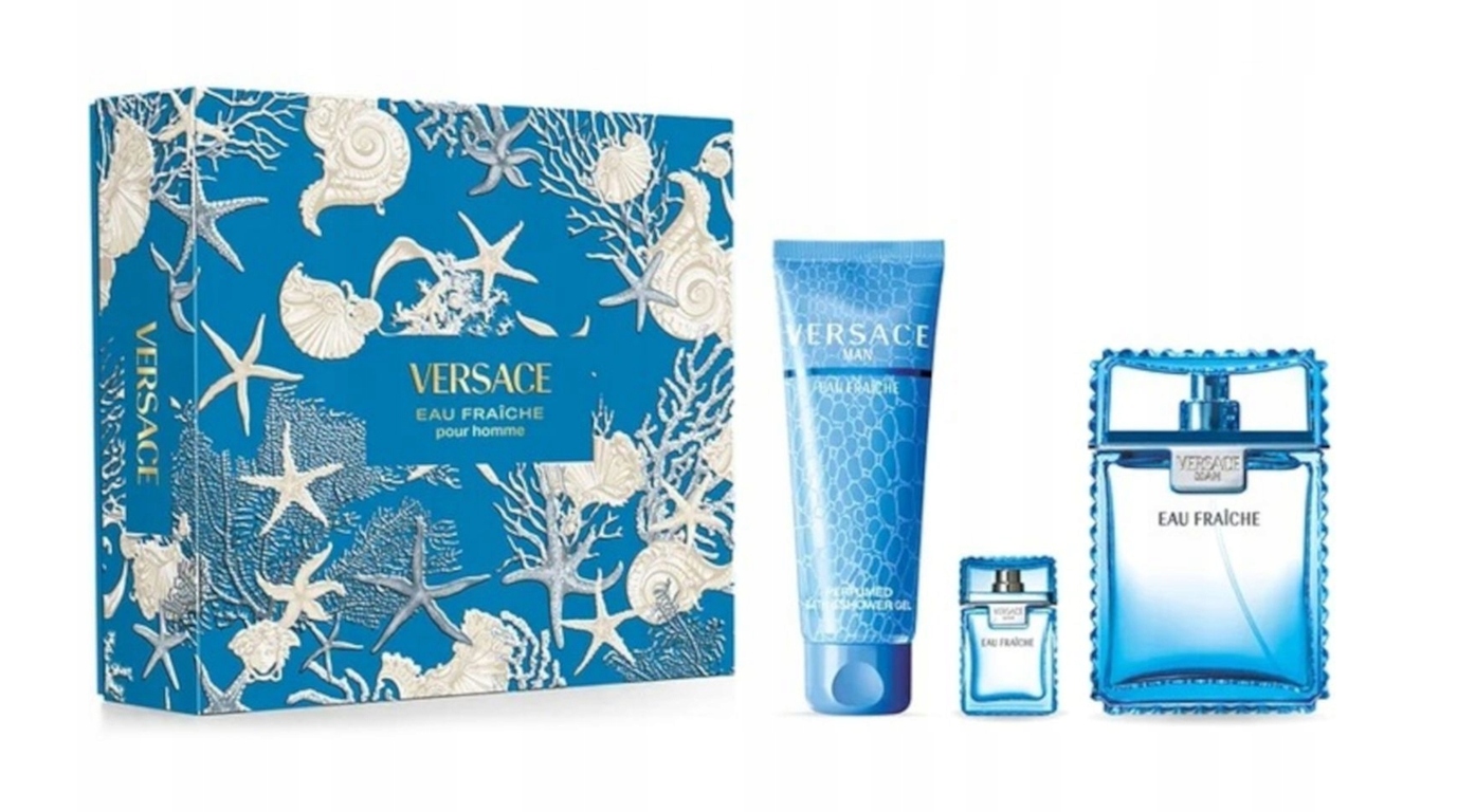 Sada Versace Eau Fraiche Edt 100 ml sprchový gel 150 Ml Edt 5 ml