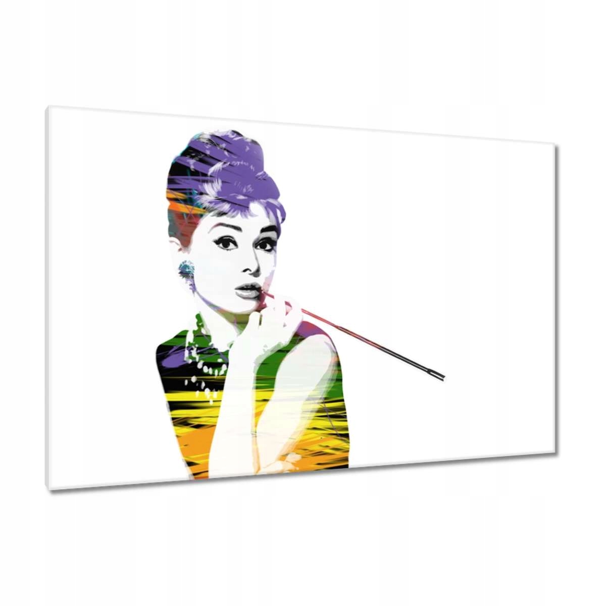 Obrazy 120x80 Audrey Hepburnová Cigaretka